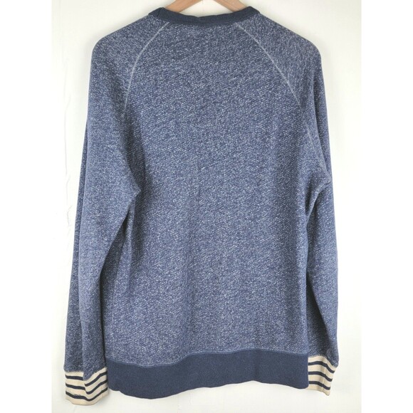 Bonobos ‘Vintage Fleece’ Mens M Pullover Sweatshirt Heathered Navy Blue - Picture 6 of 8